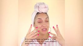 میکاپ تابستانی براق glowy summer makeup tutorial