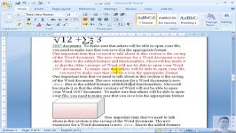 مایکروسافت آفیس ورد 14 optipn save Microsoft Word