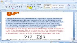 مایکروسافت آفیس ورد 21 home paragraph Microsoft Word