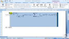 مایکروسافت آفیس ورد 38 equation Microsoft Word