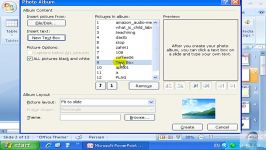 مایکروسافت آفیس پاورپوینت 18 Photoalbum Introduction Mi
