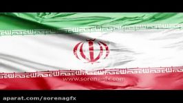 دانلود فوتیج موضوع پرچم ایران لوپ