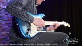 گیتار الکتریک Fender American Elite Strat Maple Sky Blue Metallic