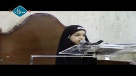 خانم حنانه خلفی حافظ کل قرآن کریم اجرا در موسسه سدید