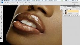 روتوش پوست  black skin retouching