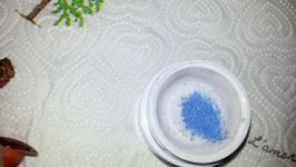 DIY Babyblue Acrylic + Almond Shaped Winter Snowflakes Nails