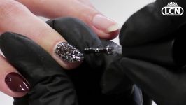 Nail Art Tutorial glitzernder Provoking Divas Look von LCN