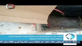 انهدام خودروی انتحاری داعش در حومه حمص