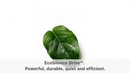 Best energy efficiency Bosch EcoSilence Drive™