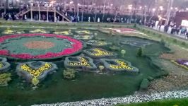 بزرگترین فرش گل خاورمیانه در پارک چمران کرج