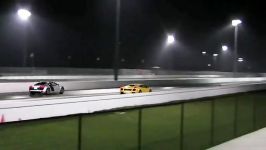 Audi R8 V10 vs Lamborghini Gallardo Drag Racing