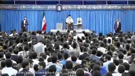 کنایه معنی دار دیده نشده امام خامنه ای درباره دولت جوان وحزب اللهی