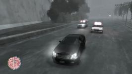 پرت شدن جالب اتومبیل در GTA IV