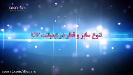 تنوع سایز قطر در ایمپلنت uf شرکت دایوپارس