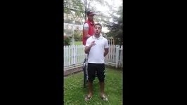 ice bucket challenge چالش سطل یخ امیر بهمن