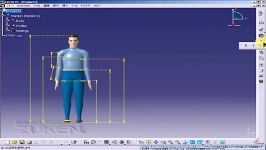 آموزش تغییرابعاد مانیکین کتیاCatia Human Measurement