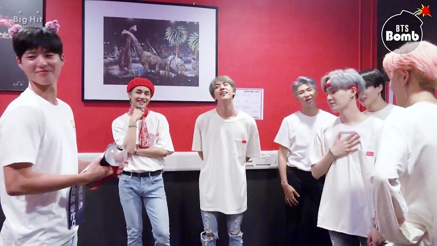 بنگتن بی تی اس بمب جدید به نام who made a suprise visit bangtan bomb bts