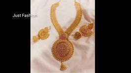 طلا  دستبند طلا  گلو بند طلا Latest Designer Gold Necklace Designs