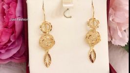 طلا  دستبند طلا  گلو بند طلا Latest Gold Earring Designs