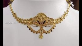 طلا  دستبند طلا  گلو بند طلا Latest light Weight Gold Necklaces Design