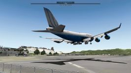 فرود در جزیره st.maarten xplane 10 کاری خودم