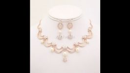 طلا  دستبند طلا  گلو بند طلا انگشتر طلا Latest Designer Pearl Necklaces In Gold