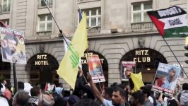 Stopping Hezbollah marching through London  Al Quds Protest 2018