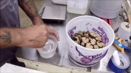 خراطی چوب اپوکسی  Turning a stick into a bowl