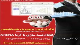 انجام شبیه سازی آرنا ARENA