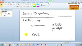 فیلم آموزشی حل مسأله دیسپاچینگ اقتصادی توسط الگوریتم PS