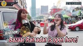 Korean girls went to Bazaar Ramadan for the first time l Blimey in KL2 EP.01