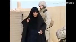 قدر خون شهدا #رو بدونیم،، بازرسی بدنی امریکای کثیف #از زنان عراقی#