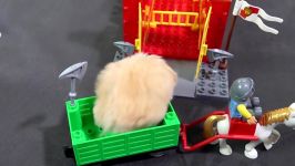 راه رو های هزار تو برای موش قشنگ  Hamster Lego Obstacle Course 