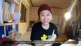 ENG Korean girl tried fasting in Ramadan فلوق رمضان في كوريا