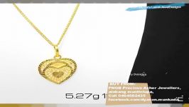 طلا  دستبند طلا  گلو بند طلا انگشتر طلا Beautiful Gold Chain and Pendant Gold