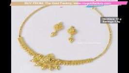 طلا  دستبند طلا  گلو بند طلا انگشتر طلا Simple And Light Weight Gold Necklace