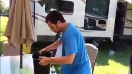 چالش سطل یخ adam sandler