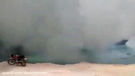 آتش سوزی چهار لنج در اسکله نخل تقی شهرستان