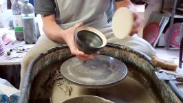 هنر سفال گری  Making a Simple Lidded Pottery Container on the Wheel