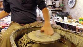 هنر سفال گری  Making a Pottery Yarn Bowl on the Wheel