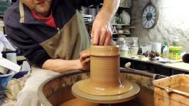 هنر سفال گری  Making Throwing a Pottery Terramundi on the Wheel