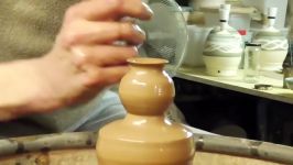 هنر سفال گری  Making Throwing some Tiny Pots on the Wheel