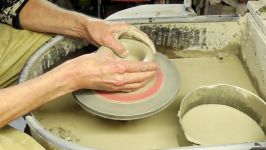 هنر سفال گری  Throwing Making a Split Rimmed Beaded Pottery Bowl on the Wheel