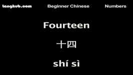 Numbers  Learn Mandarin Chinese