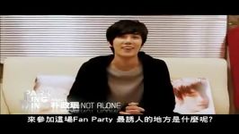 Park Jung Min  Asking Fans to go for Taiwan Fan Party