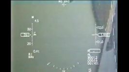 F 16 HUD footage during Demo Flight