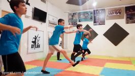 تمرین رقص لزگی کودکان گروه آیلان کلاس آموزشی رقص آذربایجانی