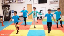 تمرین رقص شاد آذربایجانی کودکان آیلان کلاس آموزش رقص ترکی