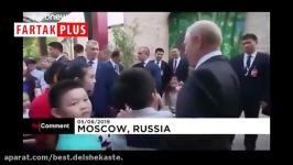 پوتین رئیس جمهور چین در باغ وحش مسکو