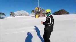 فیلیکس در حال اسکی رفتن روبیک درست میکنه